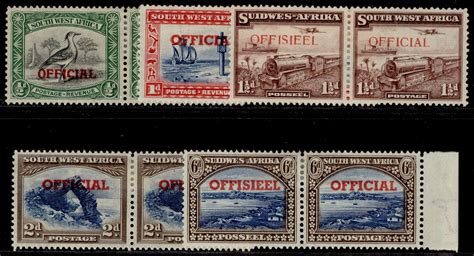 SOUTH WEST AFRICA GVI SG O23 O27 1351 52 Complete Set M MINT Cat 55