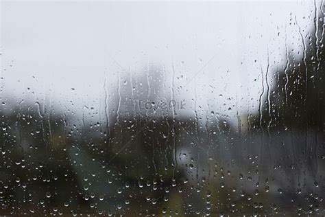 Seeing Raindrops Through Glass Windows Picture And HD Photos | Free ...