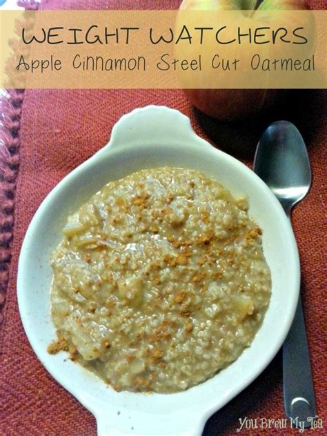 Weight Watchers Apple Cinnamon Steel Cut Oatmeal