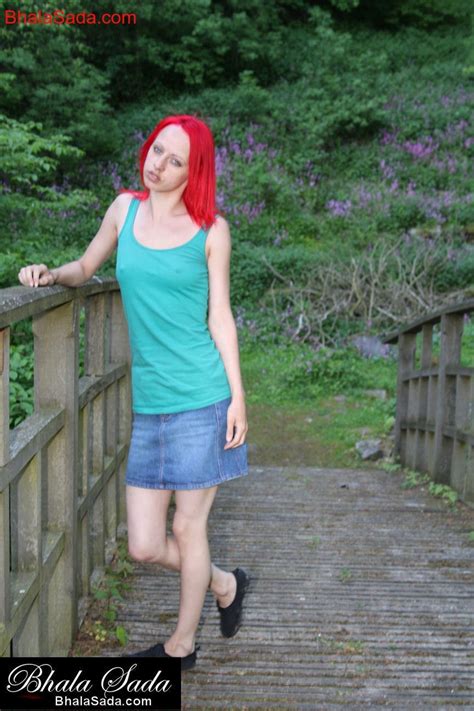 Nothing Makes This Redhead Girl Happier Than Posing Naked Outdoors 15 Photos