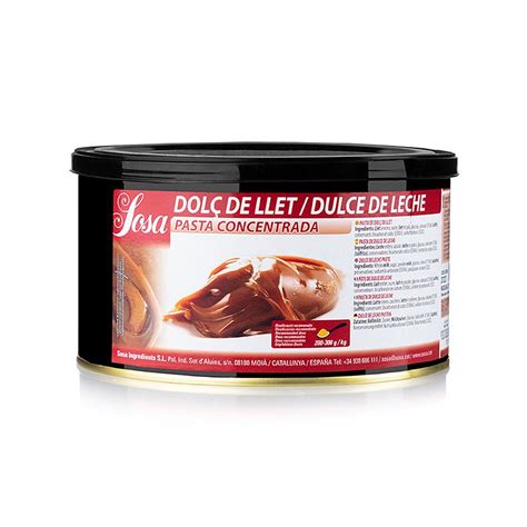 SOSA Paste Dulce De Leche Milk Caramel 1 5 Kg Can