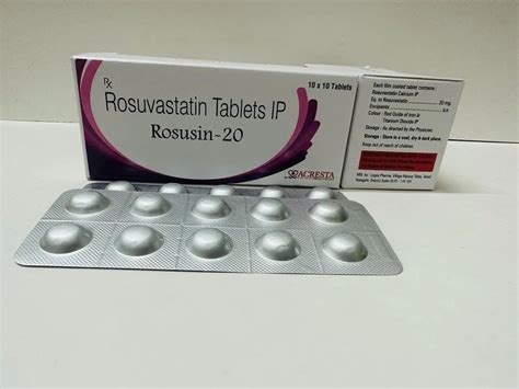 Rosuvastatin 20mg Tablets At Rs 195stripe Allopathic Medicines In