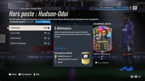 FIFA23 OBJECTIF CALLUM HUDSON ODOI OUT OF POSITION FUT METAL JACKET