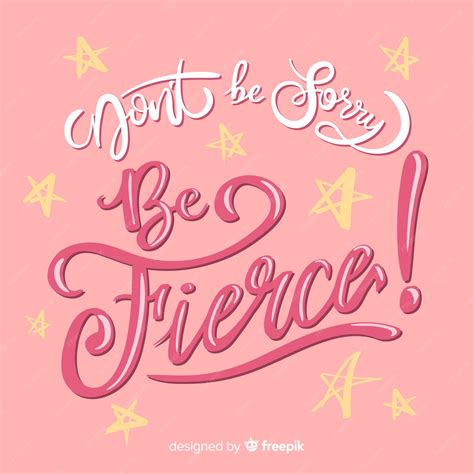 Free Vector | Motivational quotes on pink background