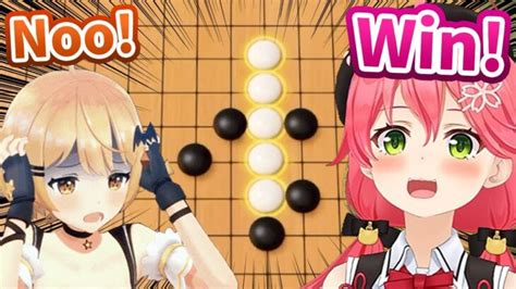 The Weakest Gomoku Player Miko Defeats Mel In Lightning Speed Hololive