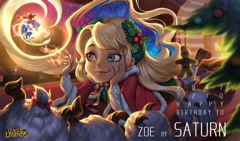 Christmas Zoe Aurelion Sol Wallpapers Fan Arts League Of