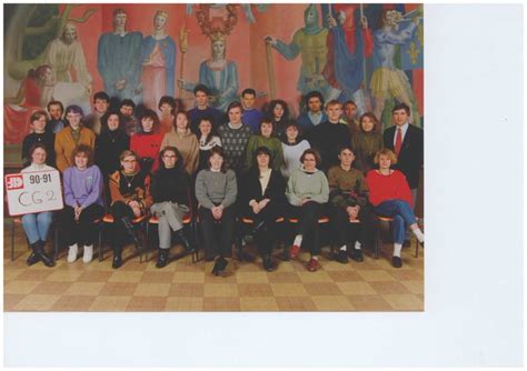 Photo de classe BTS 2ème année Comptabilité Gestion de 1991 Lycee Jean