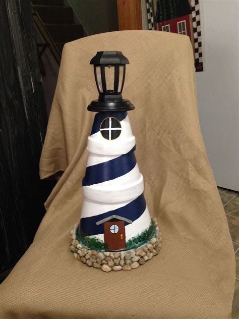 Terra Cotta Pot Crafts Lighthouse Crafts Clay Pot Lighthouse