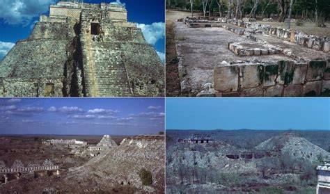 Uxmal on map of Mexico