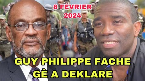 Bwa Mare Guy Philippe Fenk Pale Yo Manke Touye lGè A Deklare Tout