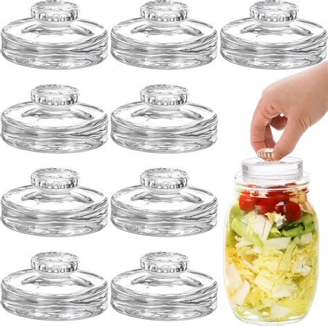 Cedilis 9 Pack Glass Fermentation Weights With Easy Grip Handles Heavy