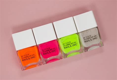 Nails Inc Naked In Neon Collection The Feminine Files