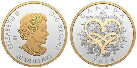 20 Dollars Elizabeth II Celebrate Love Canada Numista