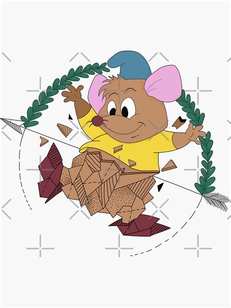 "gus gus mouse color mosaic" Sticker by alexouilleu | Redbubble