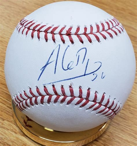 Autographed ALEDMYS DIAZ Official Major League Baseball - Main Line ...