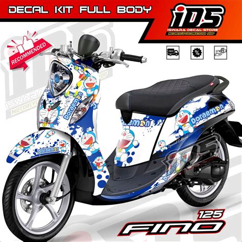 Jual Stiker Fino Full Body Variasi Striping Fino Decal Fino