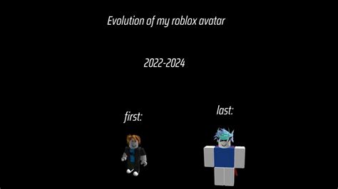 Evolution Of My Roblox Avatar 2022 2024 Youtube