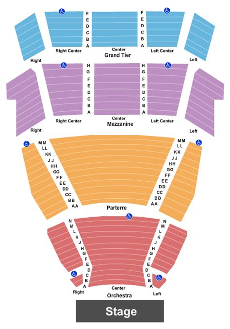 McAllen Performing Arts Center Seating Chart - Mcallen