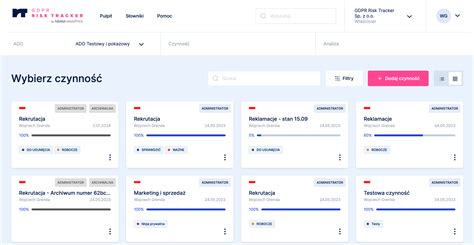 Nowe Funkcjonalno Ci Gdpr Risk Tracker Gdpr Risk Tracker