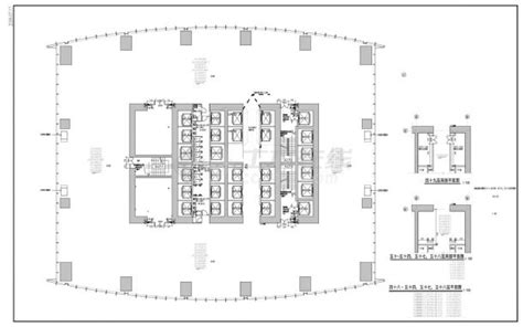 高层金融大厦平面图节点详图土木在线