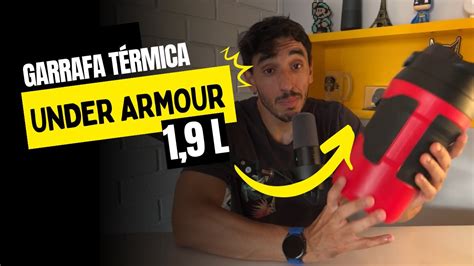 GARRAFA TÉRMICA DE 1 9L PLAYMAKER DA UNDER ARMOUR BOA PRA QUEM