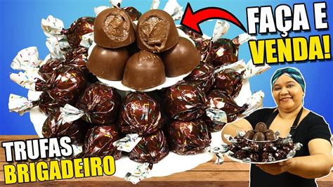 Trufas Para Vender E Ganhar Dinheiro Trufa De Brigadeiro Passo A