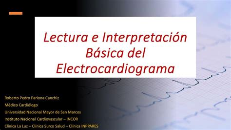 Lectura E Interpretaci N B Sica Del Electrocardiograma Enfermera Udocz