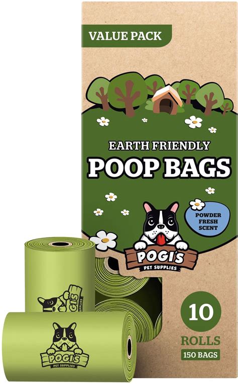 Pogis Pet Supplies Poop Bags Scented 150 Count