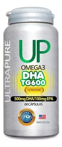 Suplemento en cápsulas Up Ultrapure NewScience Omega UP DHA TG600 omega