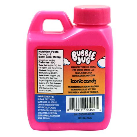 Bubble Jug Tropical Fruit Gum 194 Oz All City Candy