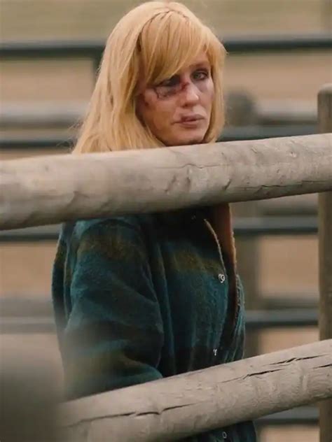 Beth Dutton Yellowstone Kelly Reilly Flannel Jacket