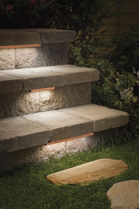 Kichler Bronze 9 LED Hardscape Deck Step And Bench Light T3444