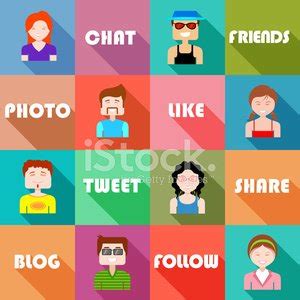 Flat Design People Icon Stock Clipart | Royalty-Free | FreeImages