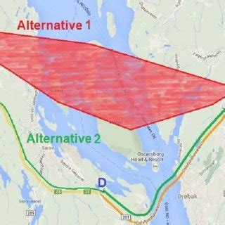 Map of proposed Oslo fjord crossings | Download Scientific Diagram