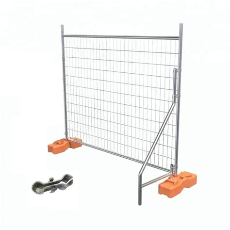 Standard Removable Galvanized Australia Temporary Fence With Orange