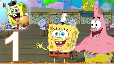 Spongebob Get Cooking Gameplay Walkthrough Part 1 Ios Android Youtube