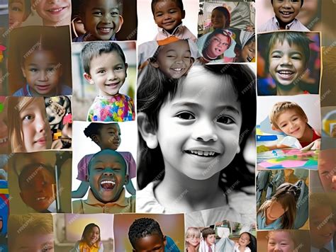 Premium Ai Image Photo Multicultural Community Concept Collage Of