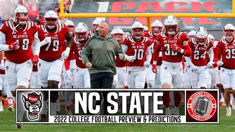 Nc State Wolfpack 2022 College Football Season Prediction Youtube