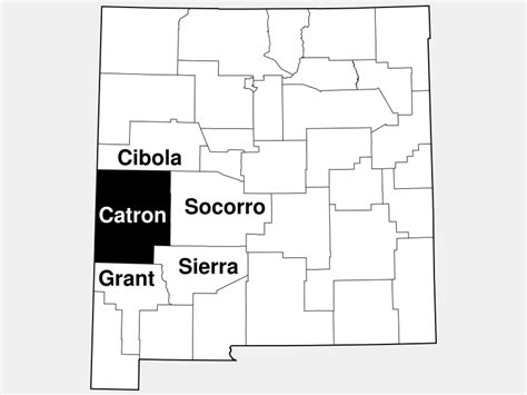 Catron County, NM - Geographic Facts & Maps - MapSof.net