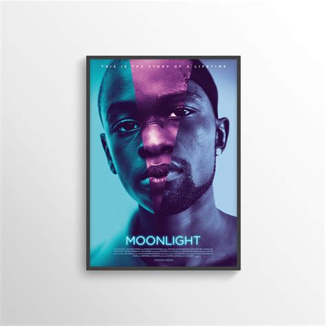 moonlight  film poster print sincityprint