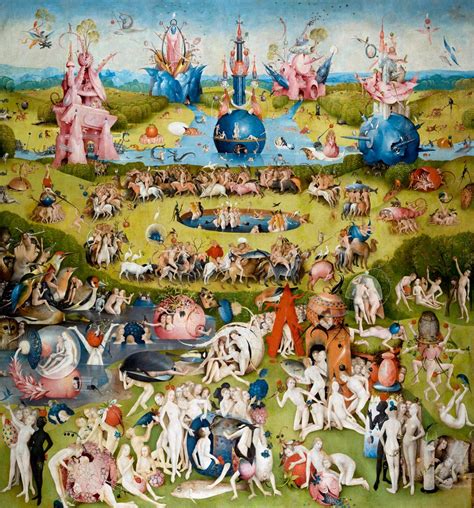 Der Garten Der Irdischen Freuden 1500 Von Hieronymus Bosch