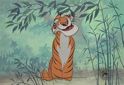 Original Production Animation Cel Of Shere Khan From The Jungle Book