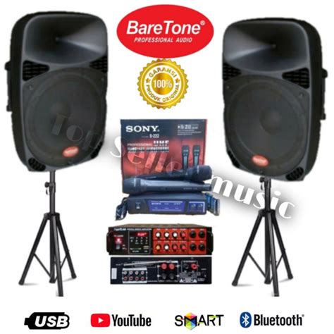 Jual PAKET SPEAKER OUTDOOR INDOOR BARETONE 15 INCH ORIGINAL Shopee