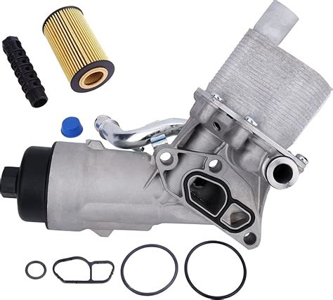 Engine Oil Cooler Filter Housing Kit With Gaskets Cap And Seals Replaces 55566784