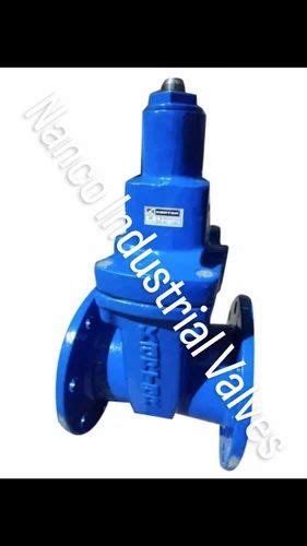 Medium 100mm Kartar Cast Iron Flange End Sluice Valve For Industrial