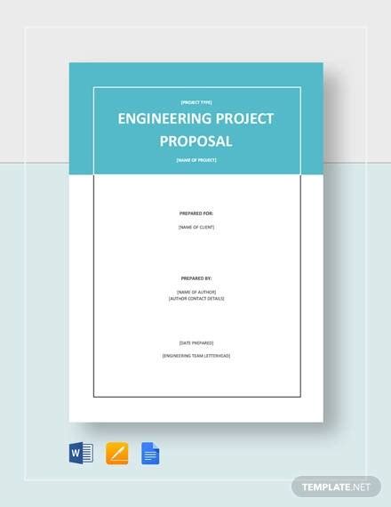 Free Engineering Proposal Templates In Ms Word Pdf Google Docs