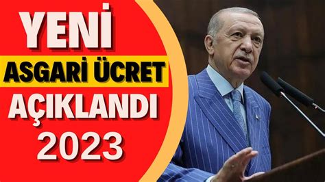 ASGARİ ÜCRET 2023 AÇIKLANDI MAAŞLARA BÜYÜK ZAM VAR OCAK AYINDA