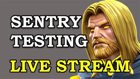 Sentry Testing Live Marvel Contest Of Champions Live Stream Youtube