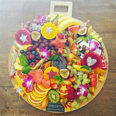 Colourful fruit platter - Custom Platters (@customplattersau) on ...