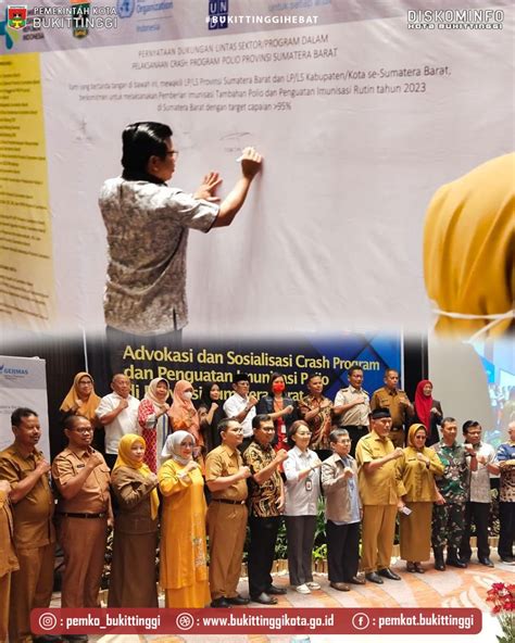 Pemko Bukittinggi Lakukan Penandatangan Bersama Pernyataan Dukungan